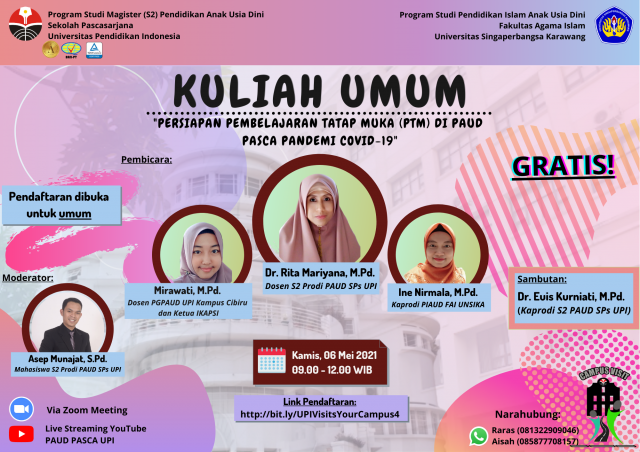 4 Kuliah Umum UPI Visits Your Campus Series # 3: Kolaborasi dengan Universitas Singaperbangsa Karawang